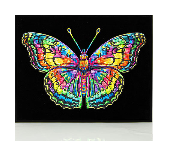 Diamond Painting Neon Schmetterling