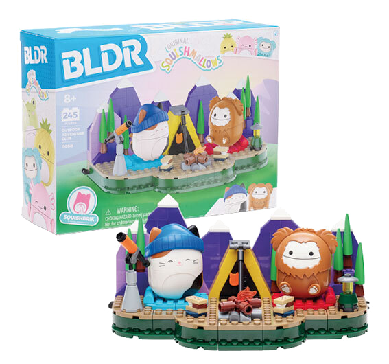 Squishmallows Campingabenteuer mit Cam und Benny Bauset
